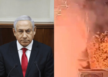 Նեթանյահուի առանձնատան բակում լուսարձակող արկեր են ընկել