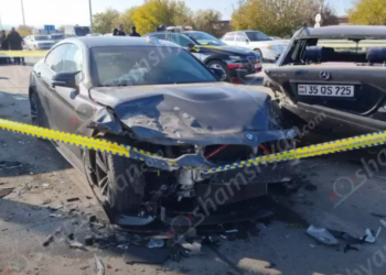 «Կոնտինենտալ» հանդիսությունների սրահի մոտ բախվել են 6 մեքենա