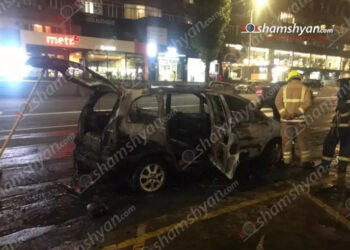 «Opel Zafira»-ն ամբողջությամբ վերածվել է մոխրակույտի